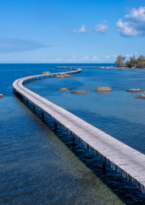 Pier on the Phu Quoc coast