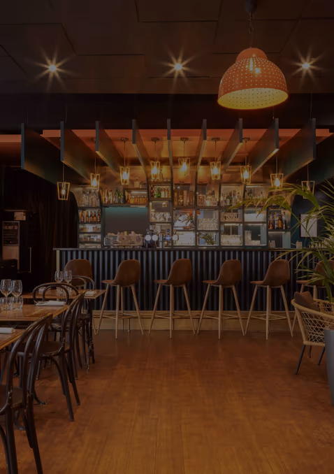 Restaurant interior on Phu Quoc